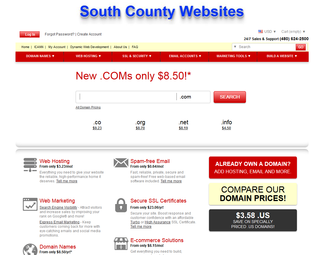 South County Websites