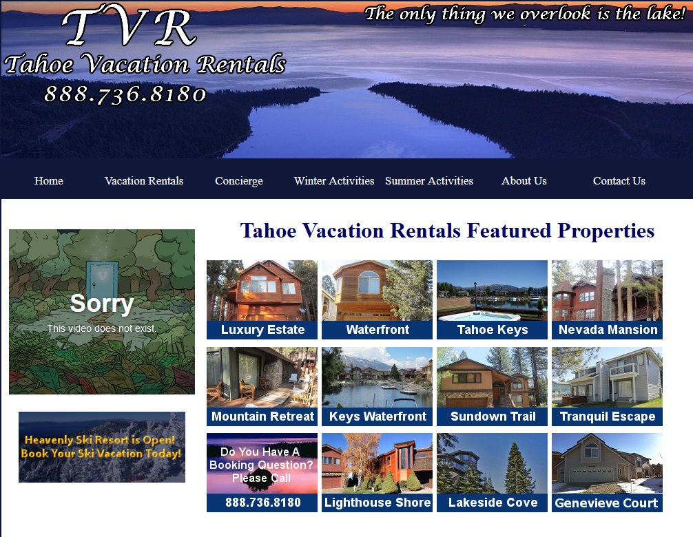 Tahoe Vacation Rentals